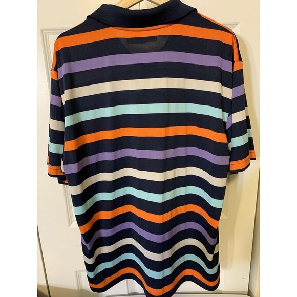 Roundtree & Yorke Performance polo Men’s‎ Sz XL Striped Multicolor - Picture 8 of 8